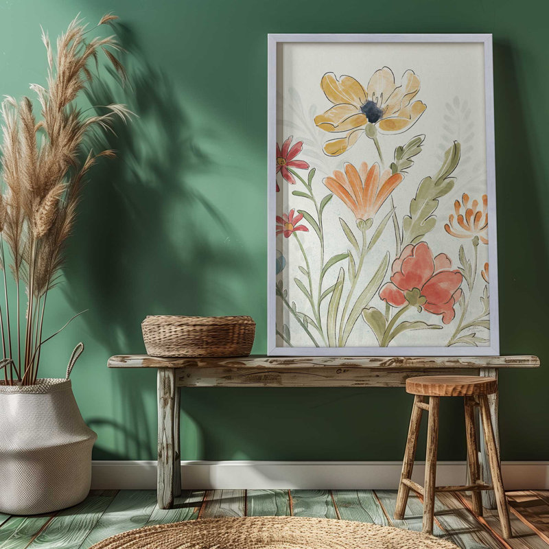 «Garden Melody In Bloom III», Érable brut, H 15 po x l 12 po