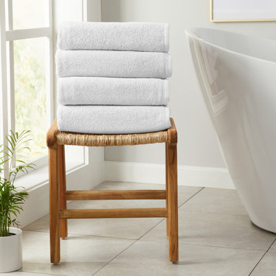 Drap de bain 100% coton texturé