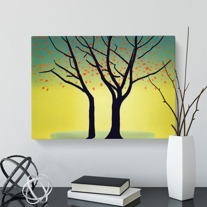 Hypnotic Trees - Wrapped Canvas, 50cm H x 76cm W x 3cm D