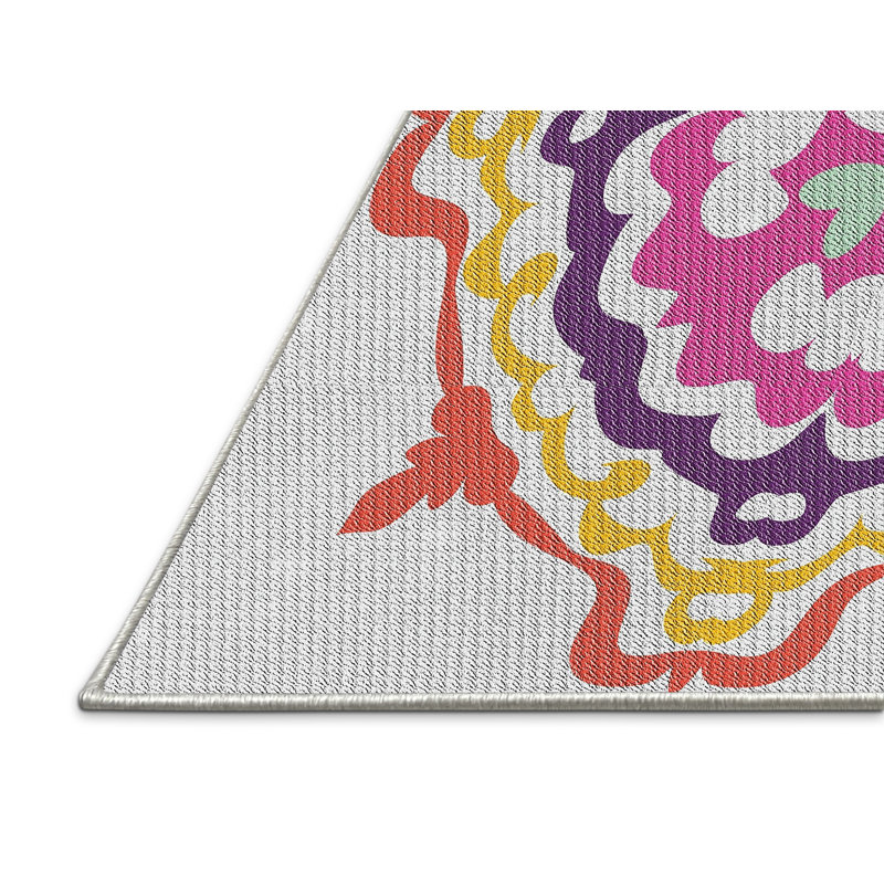 Tapis rose, Rectangle 5 pi x 7 pi