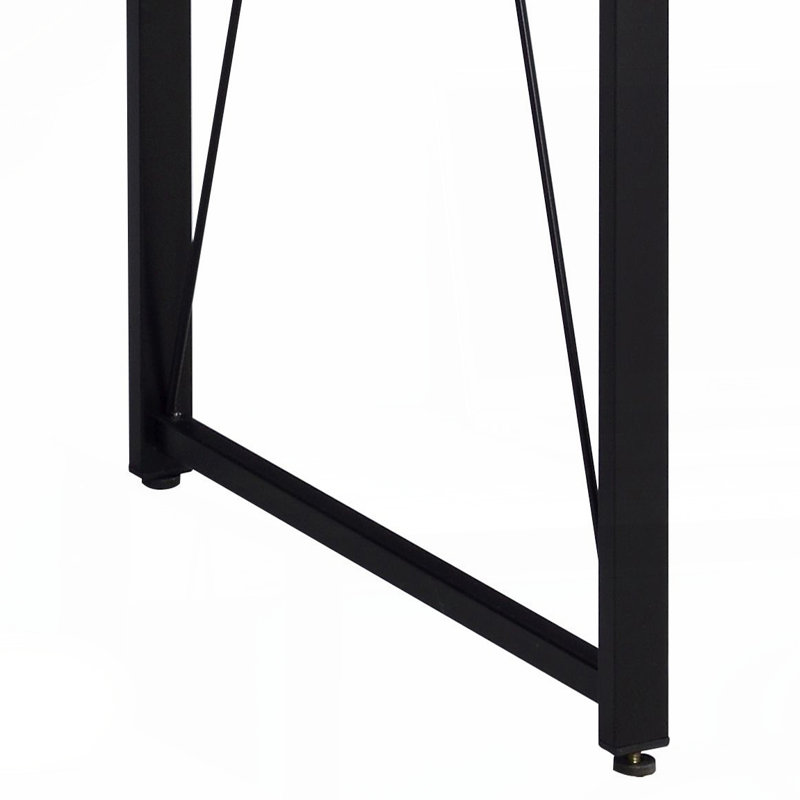 Bureau d'écriture Floydia, H 28,5 po x l 34,6 po x P 18,4 po, Chêne vieilli