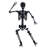 Halloween Skeleton,Full Body Realistic Human Bones with Posable Joints,Skeleton with Hanging Hole