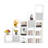 15-Cube Ladder Cube Storage Bookcase L-Shaped Corner Shelf-51225791-51225792