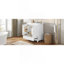Meuble-lavabo de 30 po avec lavabo en céramique, meuble-lavabo à cadre en bois massif avec tablette réglable, tiroir avec cloison, pieds en bois massif-1112071121