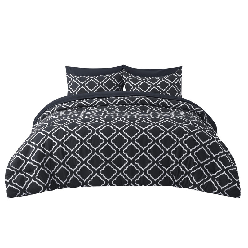 Bedsure Lightweight Quatrefoil Comforters, Full Comforter + 6 Additional Pieces