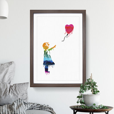Banksy Balloon Girl - Framed Print