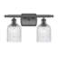 Éclairage pour salle de bain à intensité variable en métal à 2 lumières avec abat-jour en verre l 15 po Brysin-1085497943-1085497929