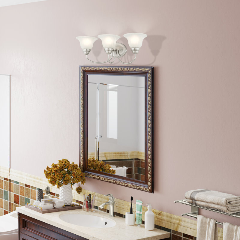 Nicolas 3 - Light Dimmable Vanity Light, Brushed Nickel