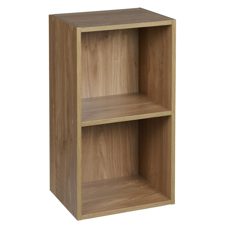 Kaiya 53cm H x 30cm W Standard Bookcase, Oak, Individual