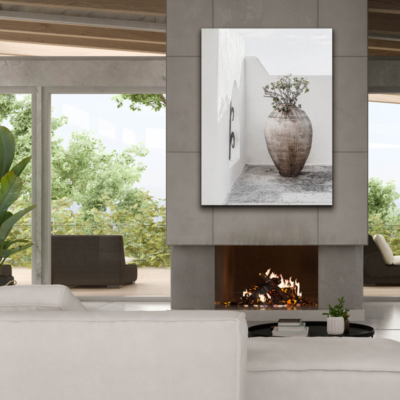 «Rooftop Patio» par Incado, art mural sur toile, H 54 po x l 40 po x P 1,5 po