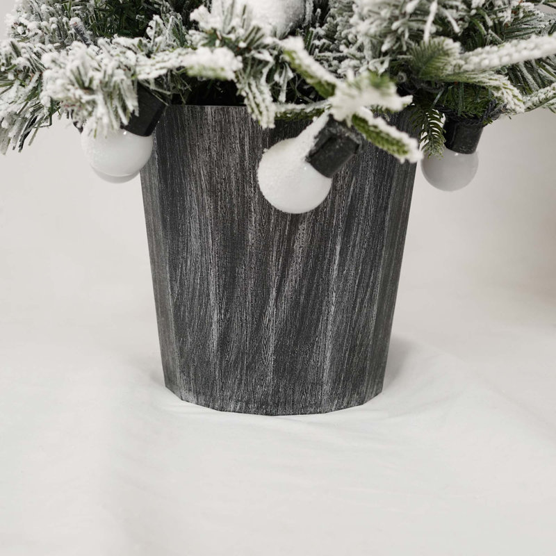 Ensemble de 2 sapins de Noël candy illuminés, arbre artificiel 3 pi avec lumières blanc chaud