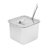 Stainless Steel Condiment Containers, 6 Compartment Trays For Prepping Ingredients And Toppings(19.88*13.98*4.92In)