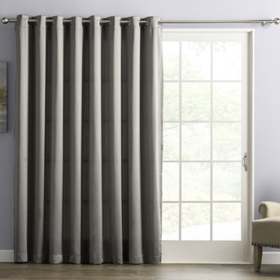 Polyester Room Darkening Noise Reducing Sliding Panel