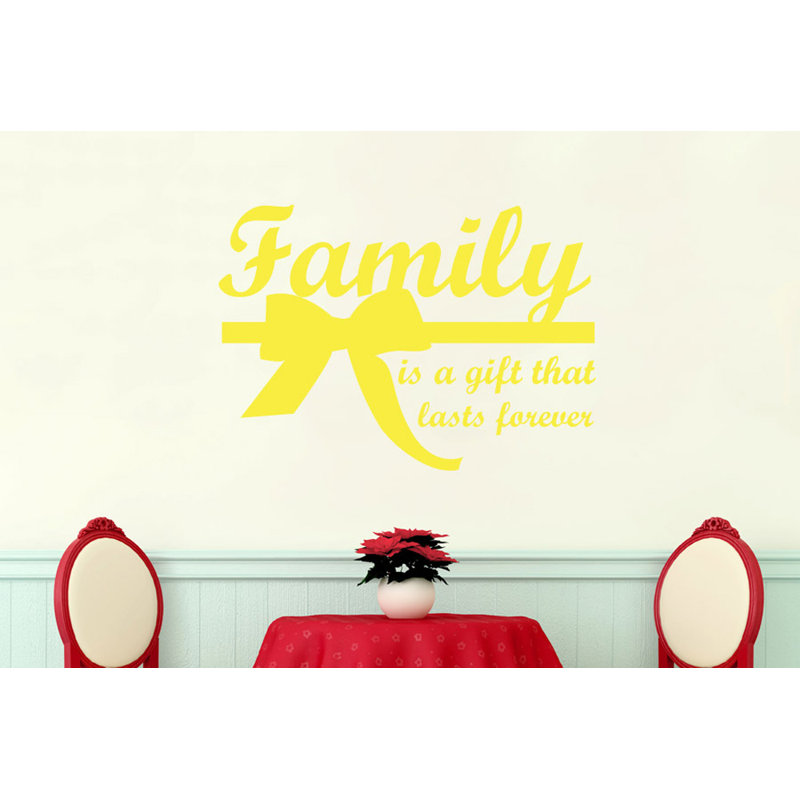 Wall Decal, Bright Yellow, Large