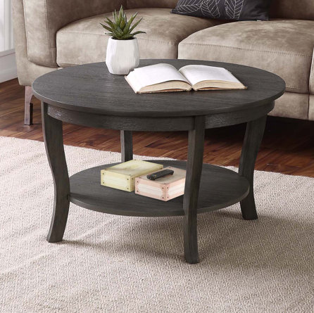 Carbin 30" Coffee Table with Shelf