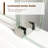 60 in. W X 58 in. H Single Sliding Frameless Tub Door with 5/16 in. (8mm) Clear Glass-109000229