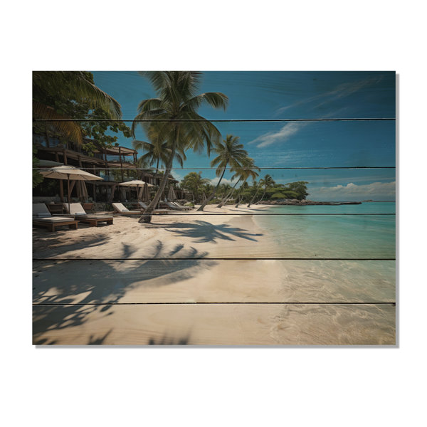 Dovecove Maldives Beaches Maldives II On Wood Print | Wayfair