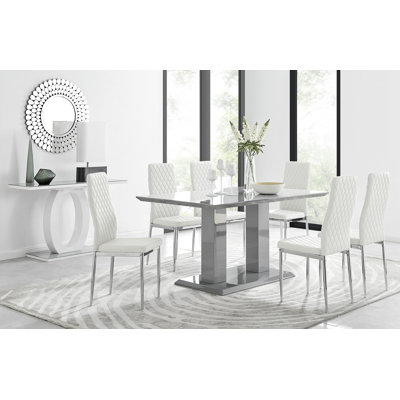 Eubanks Dining Set with 6 Chairs