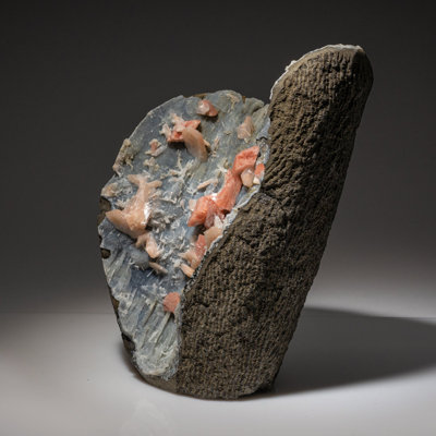 Heulandite On Chalcedony With Stilbite From Sawda, Maharashtra, India