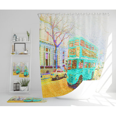 Noriane Polyester Shower Curtain Set