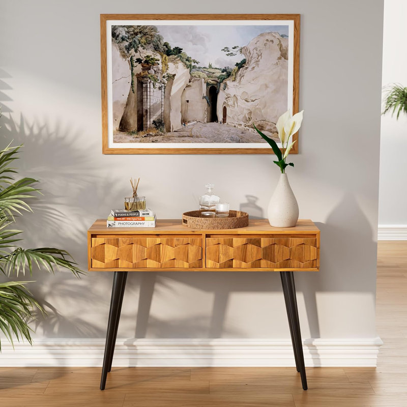 Geometric Design Sofa Table
