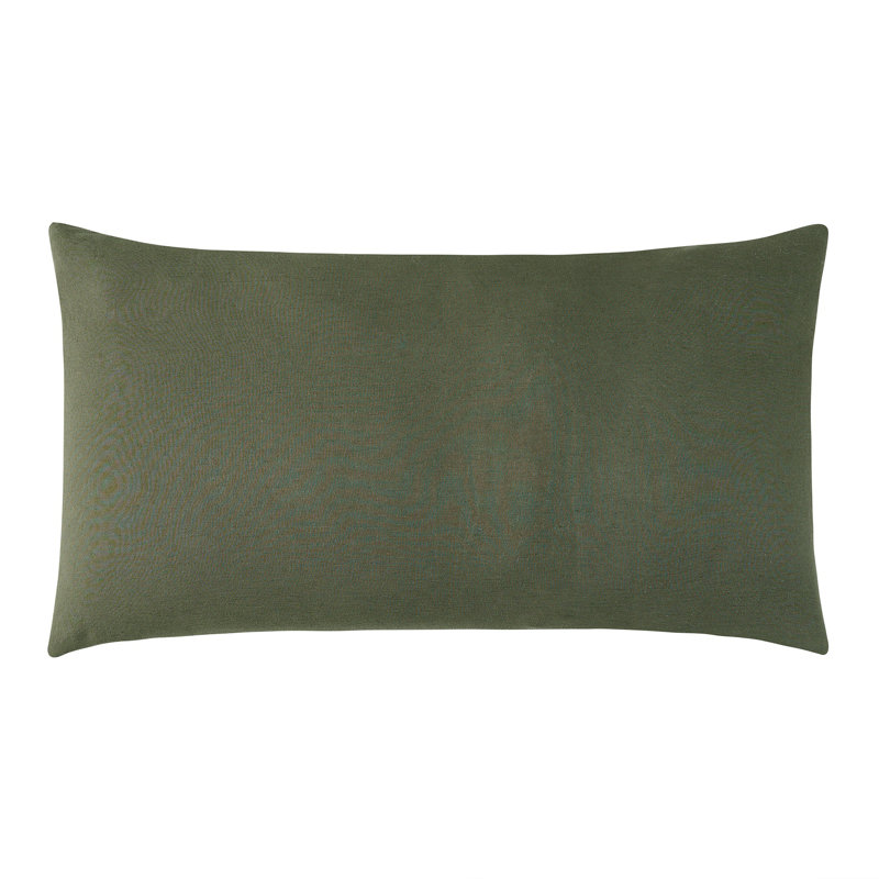 Taie décorative de couleur unie en mélange de viscose de couleur unie, Très grand lit, Blanc