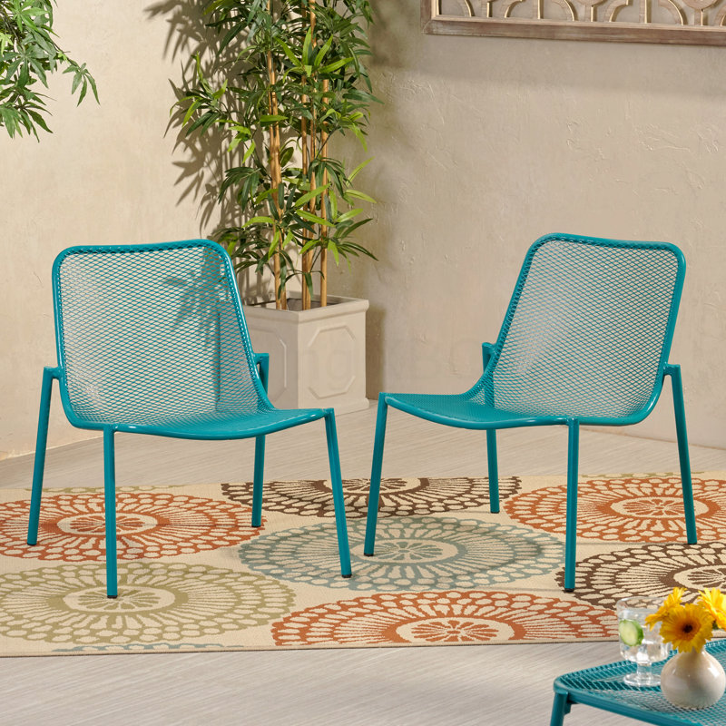 Patio Chair, Teal