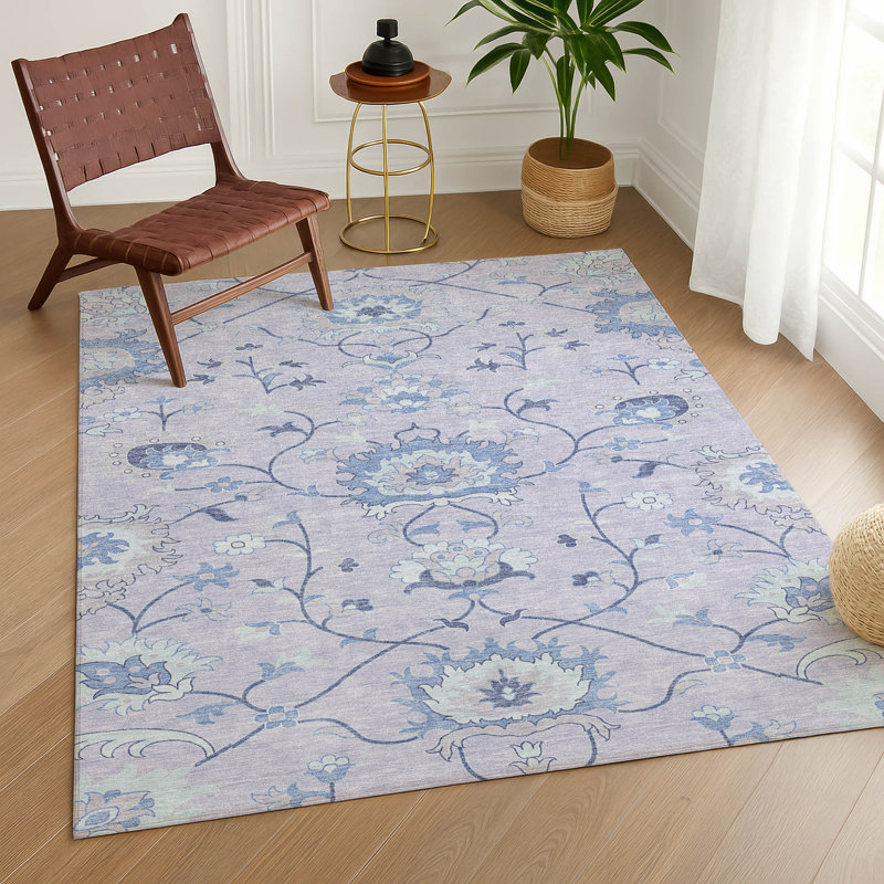 Machine Washable Indoor/Outdoor Mattera ACN2291 Global Rug, Rectangle 5' x 7'6"