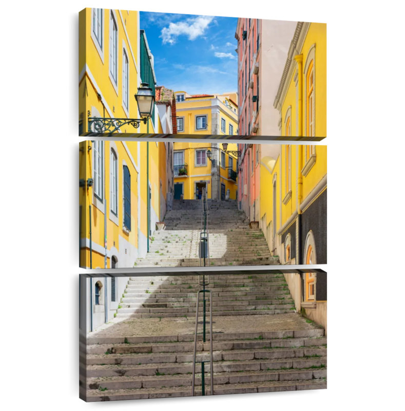 Lilie Lisbon Street Staircase, 57" H x 36" W
