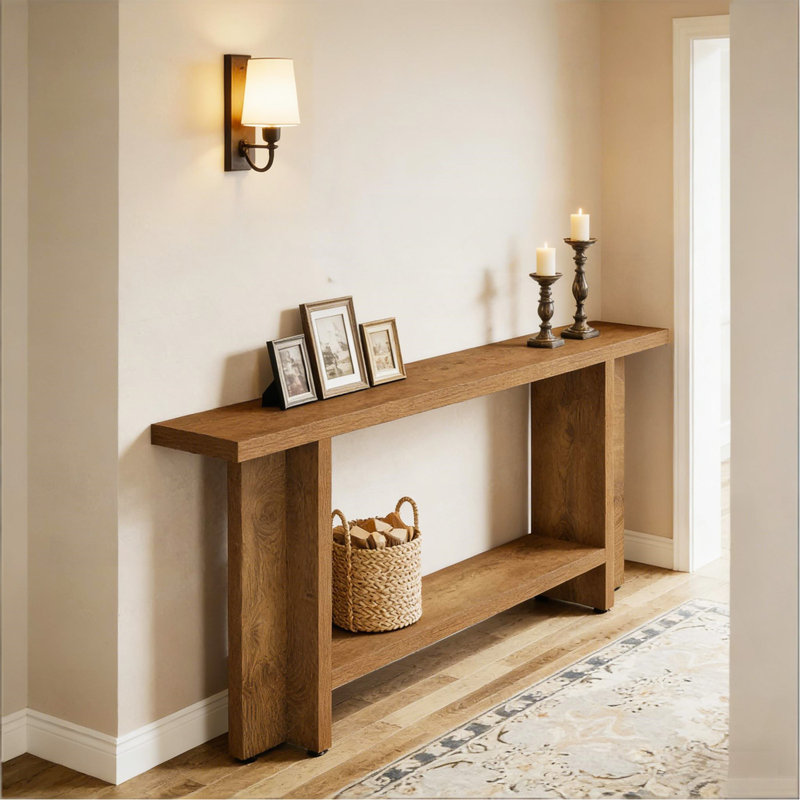 Double-Layer Storage Sofa Table,Hallway Table,Console Table