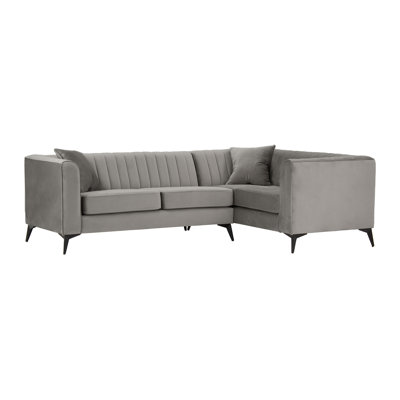Adryen 5 Seater Velvet Corner Sofa 