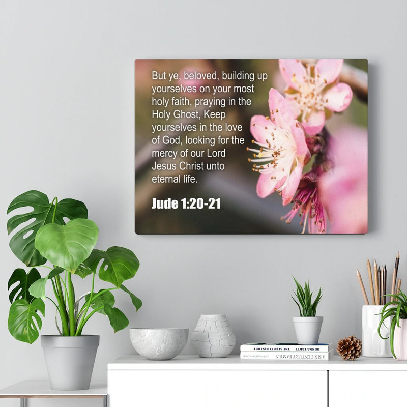 Praying In The Holy Ghost - Wrapped Canvas Print, 61cm H x 76cm W
