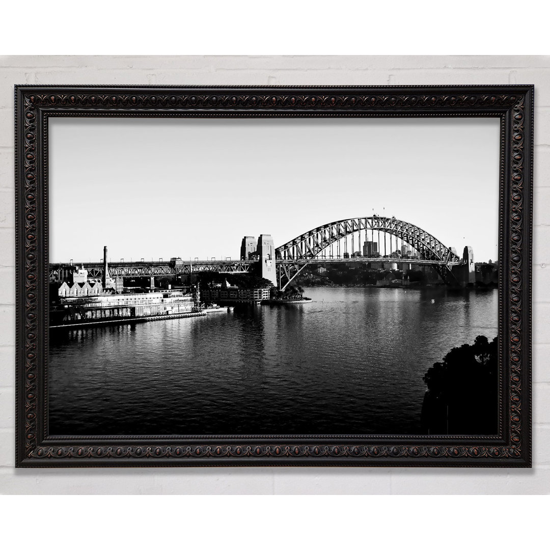 Sydney Harbour Bridge B N W - Druck