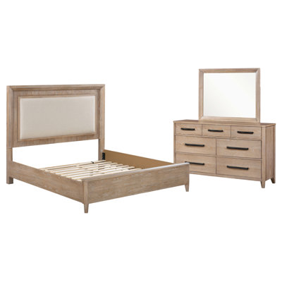 Queen Bed With Dresser And Mirror