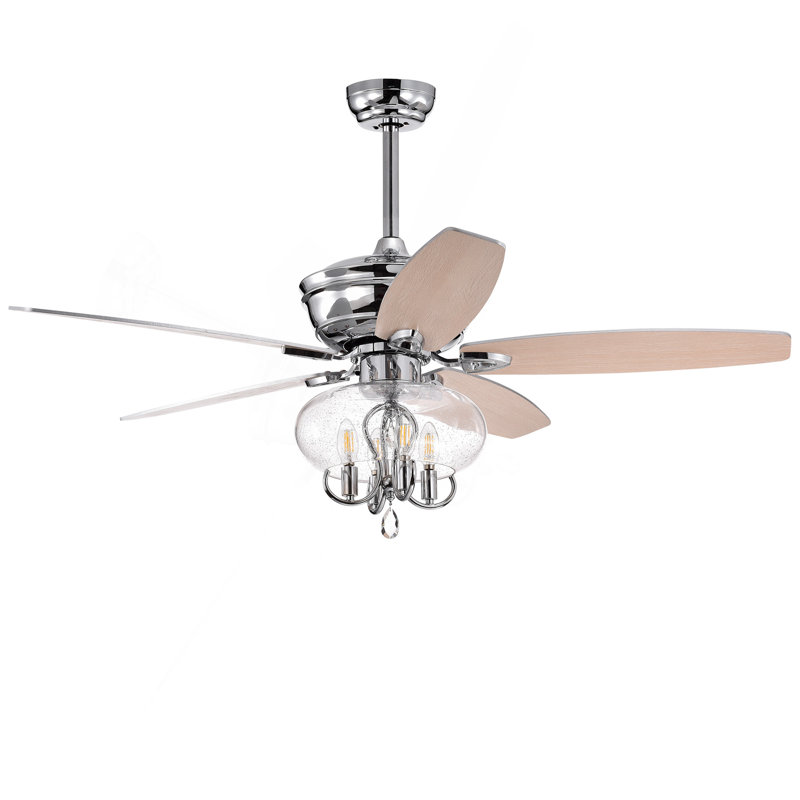 52"  Chandelier Fan With Remote