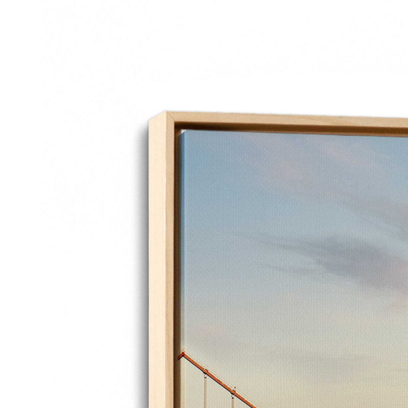 «Cloudline Drift», reproduction sur toile, 20 po x 30 po, Cadre flottant en érable américain