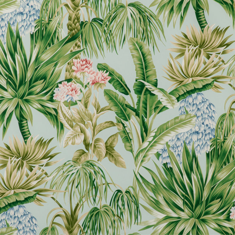 Mindoro Caluya Print Fabric, Green/Blue
