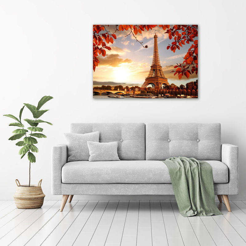 Eiffel Tower Paris - No Frame Print on Glass