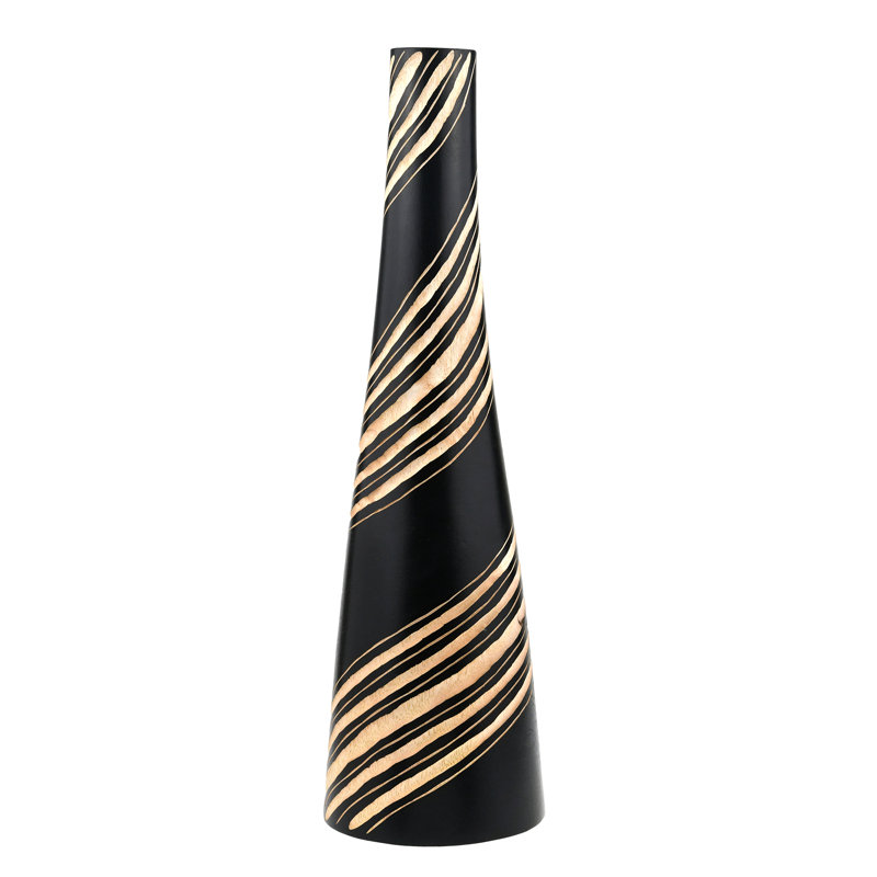 Tibuh Handmade Wood Table Vase