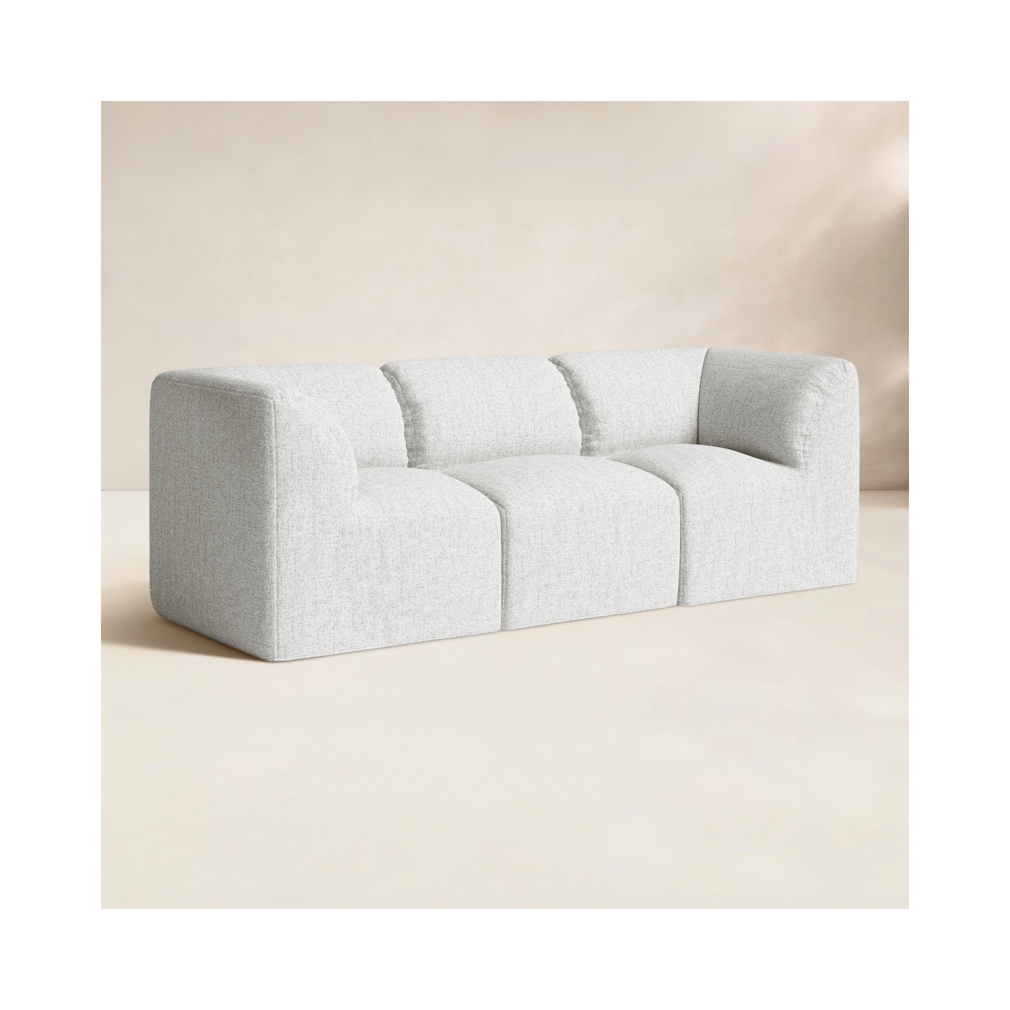 Praia 96" Sunbrella Outdoor Sofa, Canvas White Sunbrella® Canvas