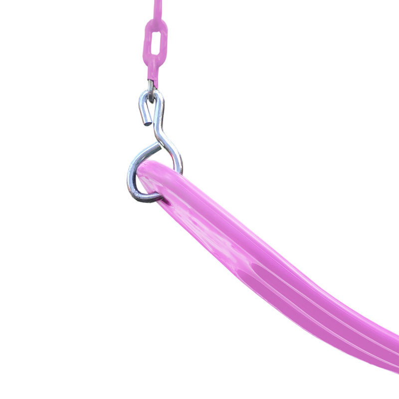 Plastic Belt Swing with Chains, Cotton Candy