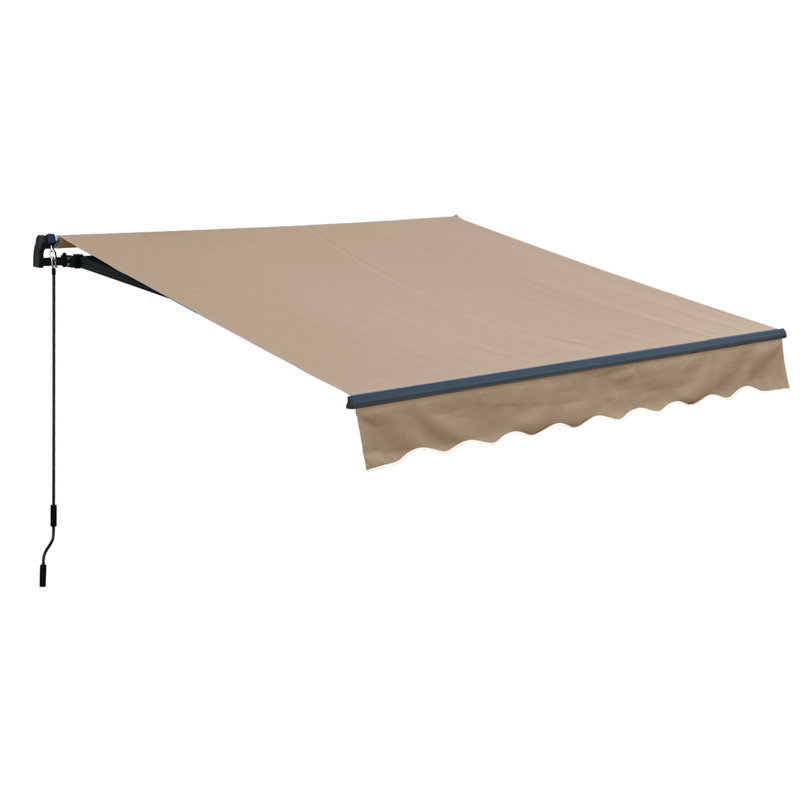 Housse rétractable en polyester l 120 po x P 60 po Aoodor, Couleur unie, Beige