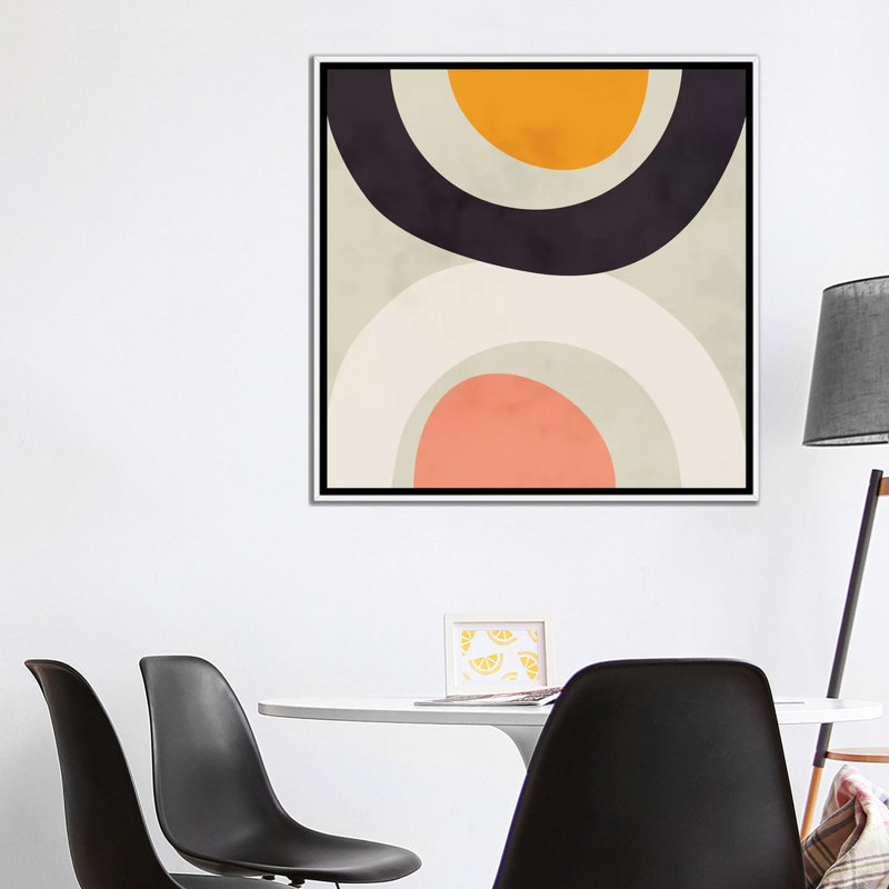 «Geometric Art II» par Ana Rut Bré - impression d'art graphique, Aucun mat, Toile blanche encadrée