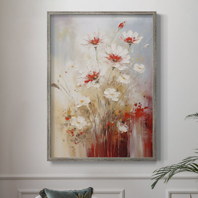 FLORAL Series CCXCIII Framed Print - Solid Wood