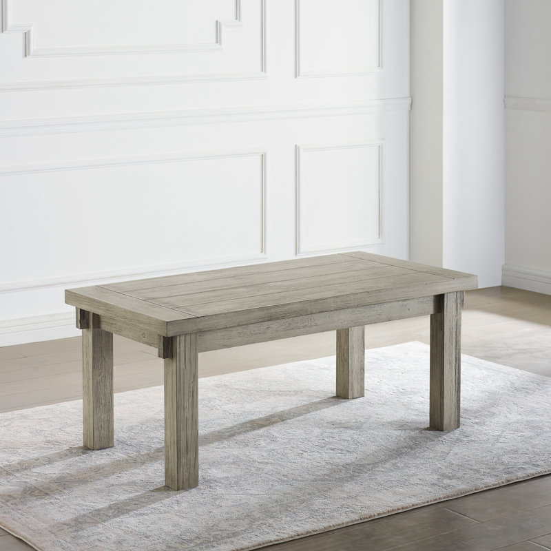 Lamartine Four Leg Coffee Table, Light Grey