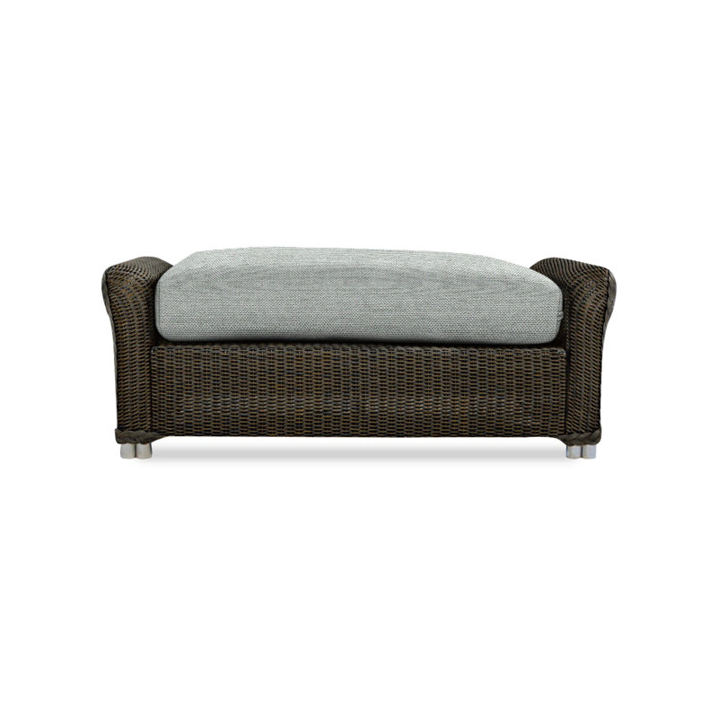 Reflections Outdoor Ottoman, Remy Shadow, Mink