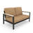 Townsend 55'' Wide Outdoor Loveseat with Sunbrella® Cushions-1799114417-1774917866
