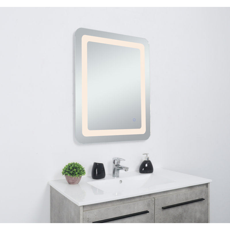 Miroir mural Juliane, Rectangle, 30 po x 20 po