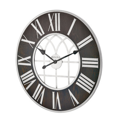 Oversized Chapel Street 30"" Wall Clock -  Bulova, C4894