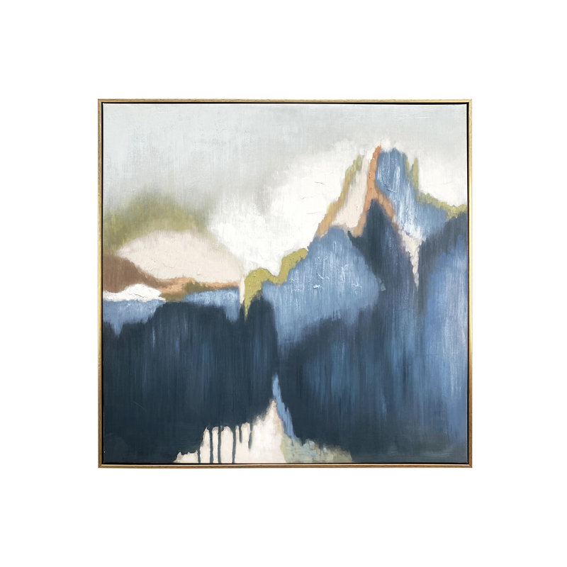 Abstract Vision 30"x30" Hand Painted Canvas Wall Art